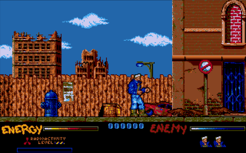 After the War - Atari ST game screenshot (1989) by Dinamic